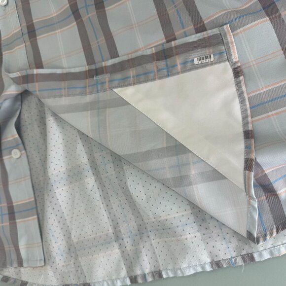 Huk Fishing Performance Shirt Mens 2XL XXL Button Down Vented Short Sleeve - Picture 4 of 7